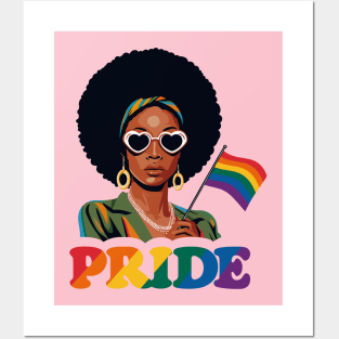 Black Lesbian Pride Posters and Art